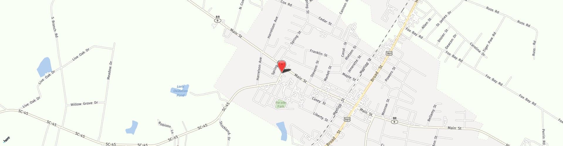 Location Map: 4004 Bayboro St. Loris, SC 29569