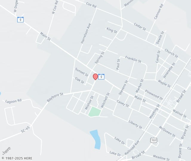 Location Map: 4004 Bayboro St. Loris, SC 29569