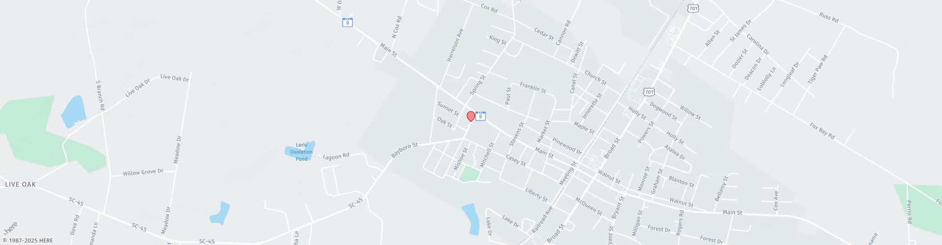Location Map: 4004 Bayboro St. Loris, SC 29569